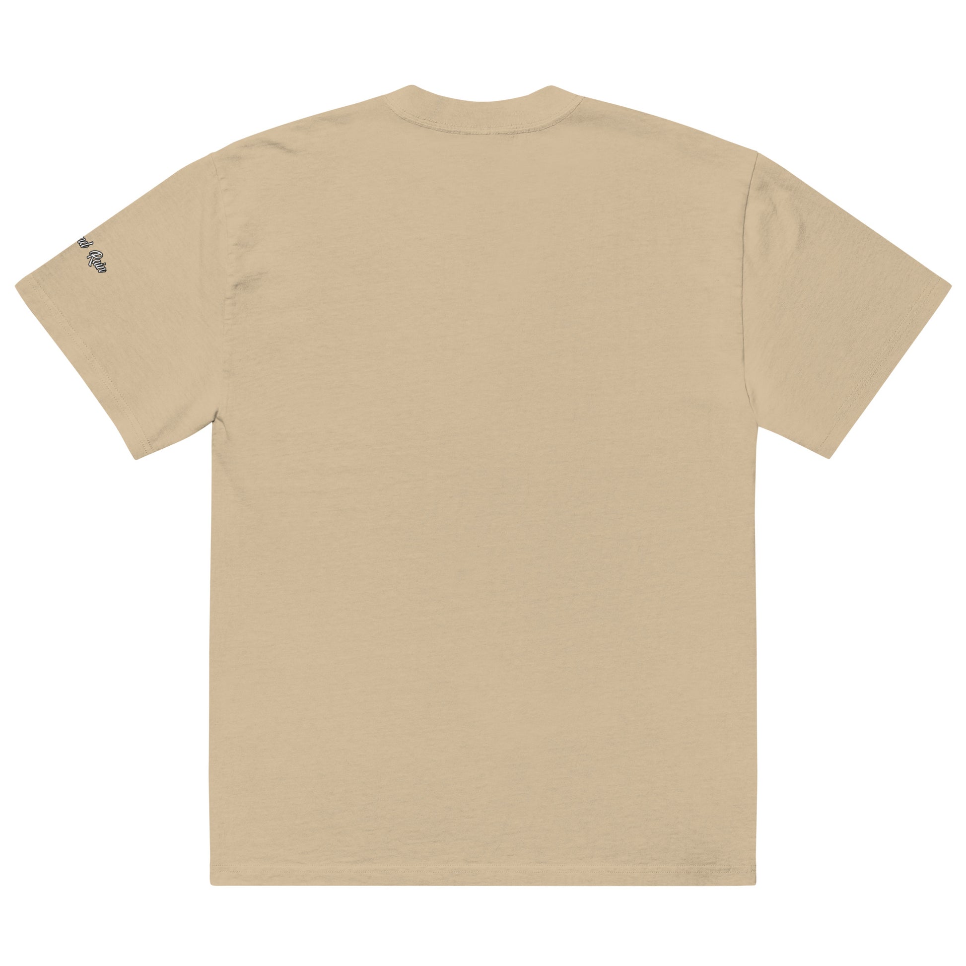 Product mockupA t-shirt on a light background.
